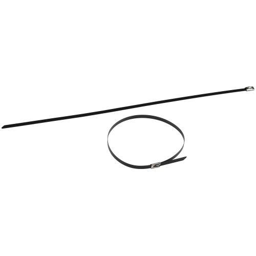 хомут кабельный 4.6х300 с полимер. покрытием сталь aisi 304 no-225-257 (уп.10шт) эра б0066317 от BTSprom.by