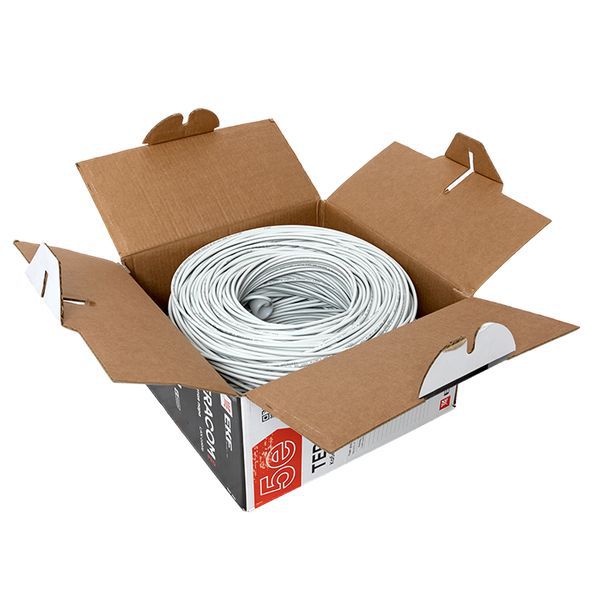  Кабель витая пара U/UTP кат.5E 4 пары 24 AWG solid LSZH нг(А)-HF сер. (м) TERACOM PRO EKF TRP-5EUTP-04LSH-GY-IN3 фото в каталоге от BTSprom.by