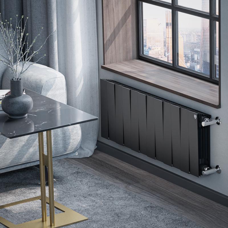  Радиатор PianoForte 300 12 секц. биметал. Noir Sable Royal Thermo НС-1346057 фото в каталоге от BTSprom.by