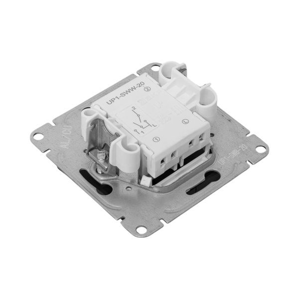  Выключатель 2-кл. СП Эпика механизм черн. EKF UP1-SWB-20 фото в каталоге от BTSprom.by