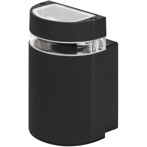 светильник "адрия" gbw-102-bl-0160 230в 1хgu10 max 30вт ip54 уличн. настенный 160х100х95мм вверх черн. эра б0069593 от BTSprom.by