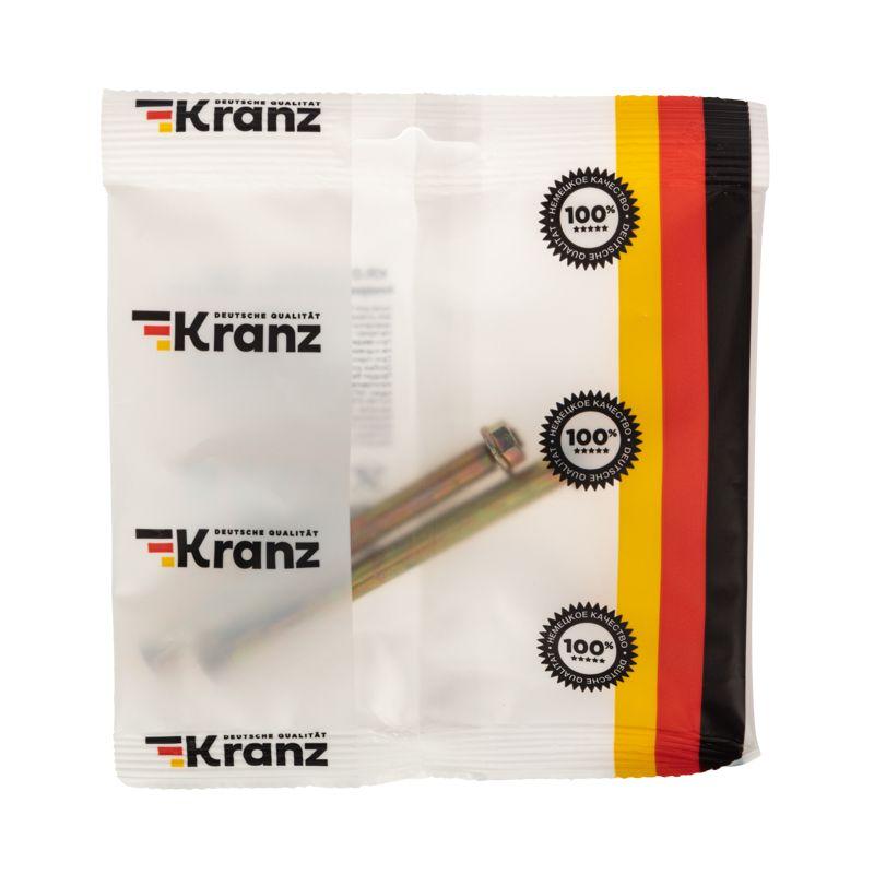  Болт анкерный с гайкой 8х100 (уп.2шт) Kranz KR-01-3818-010 фото в каталоге от BTSprom.by