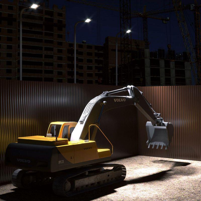  Прожектор светодиодный Elementary 100Вт 4000К IP65 8995лм 175-264В ДО черн. GAUSS 613100110 фото в каталоге от BTSprom.by