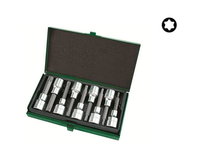 набор бит torx 1/2" 9пр. t20-t60 toptul gaad0903 от BTSprom.by