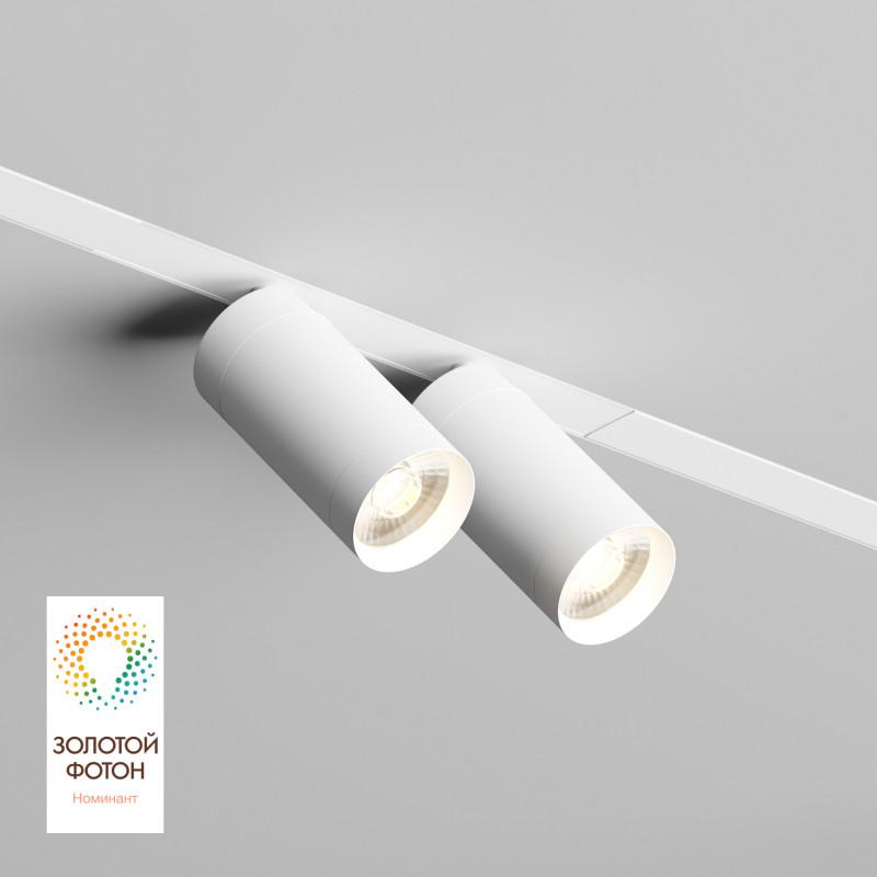 светильник акцентный smart spot double 2х9вт dim 3000к-6000к бел. denkirs dk8012-wh от BTSprom.by