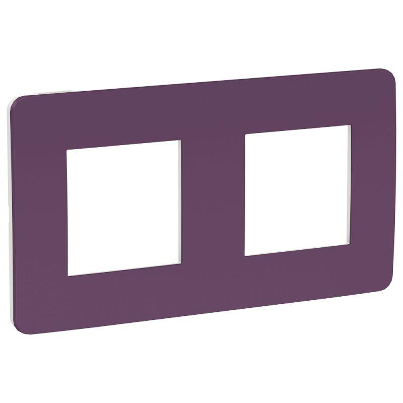 рамка 2-м unica studio лилов./бел. sche nu280414 от BTSprom.by