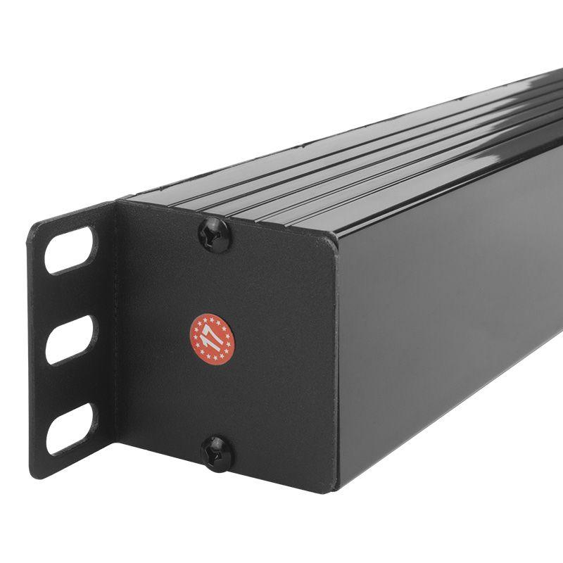  Блок розеток 8-м 16А 19дюйм 1U пластик. без шнура питания SDS 04-0307 фото в каталоге от BTSprom.by