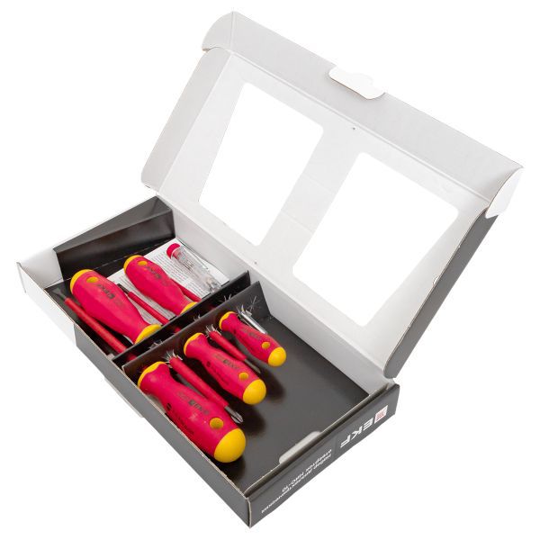  Набор диэлектрических отверток НИО-10 Professional EKF ndo-10 фото в каталоге от BTSprom.by