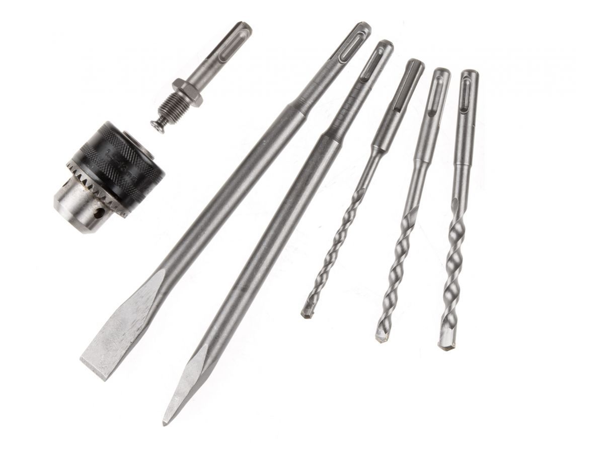  Перфоратор WORTEX RH 2829-1 в чем. + (2 зубила, 3 сверла) (850 Вт, 3.2 Дж, 3 реж., патрон SDS-plus, быстросъемн., ключевой в комплекте, вес 3.25 кг) 0325158 фото в каталоге от BTSprom.by