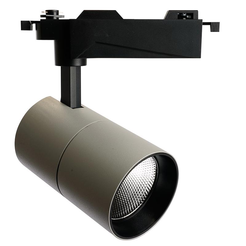 светильник светодиодный трековый на шинопровод 30вт 2700лм 4000к 35град. серый al103 со встроенным драйвером marketbright feron 51851 от BTSprom.by