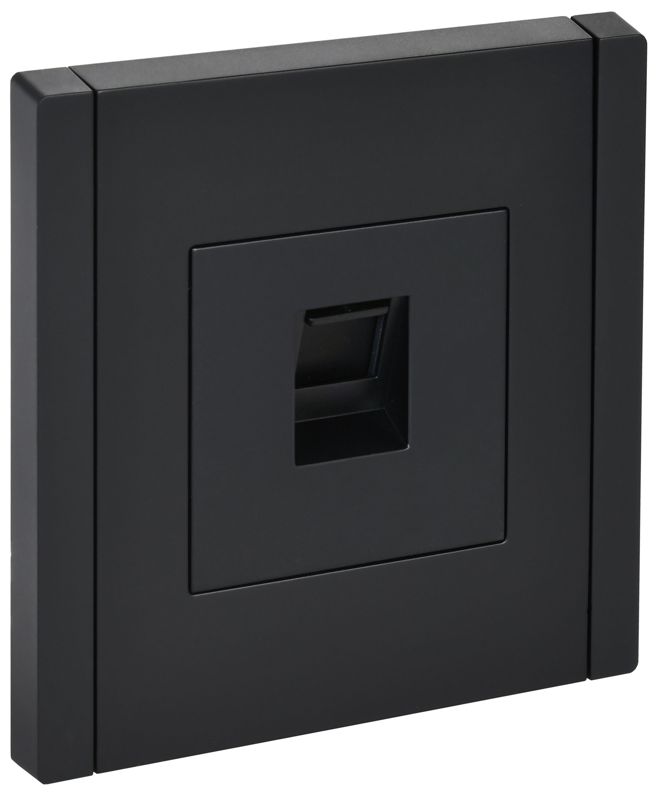 розетка компьютерная rj45 кат.6 forte&piano fp131 черн. iek fp-k10-2-k02 от BTSprom.by