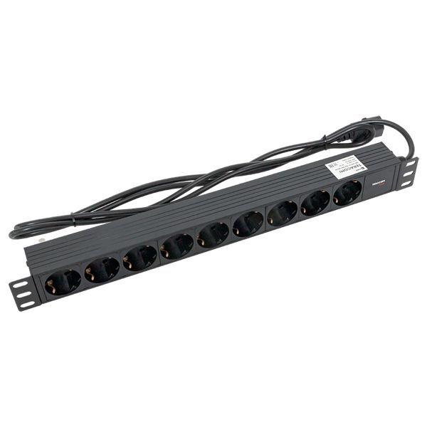  Блок PDU TERACOM PRO 19дюйм 1U 10А/250В 9 роз. Schuko шнур 2м 3х1.5кв.мм вилка C14 корпус пластик черн. EKF TRP-HPD-PL-10A-9SH-2MC14 фото в каталоге от BTSprom.by