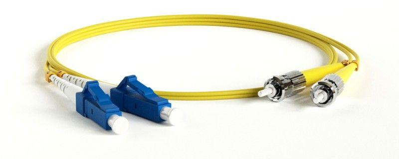 патч-корд fc-d2-9-lc/ur-st/ur-h-5m-lszh-yl волоконно-оптический (шнур) sm 9/125 (os2) st/upc-lc/upc duplex lszh 5м hyperline 28146 от BTSprom.by