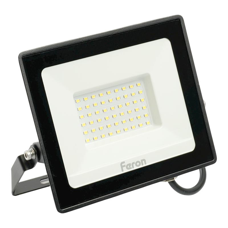 прожектор светодиодный 2835 smd 70вт 6400к ip65 ac230в/50гц черн. ll-931 feron 41551 от BTSprom.by