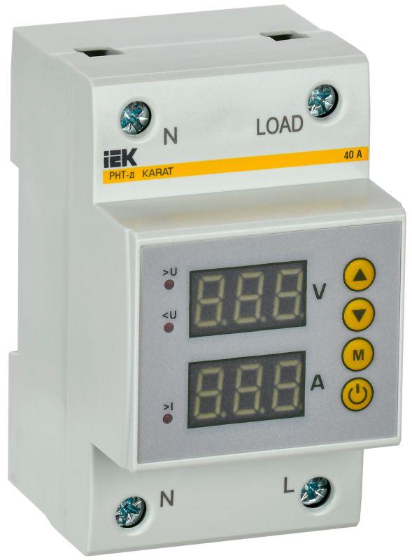 реле напряжения и тока рнт-д 1ф 54мм 40а karat iek ivc31-1-40 от BTSprom.by