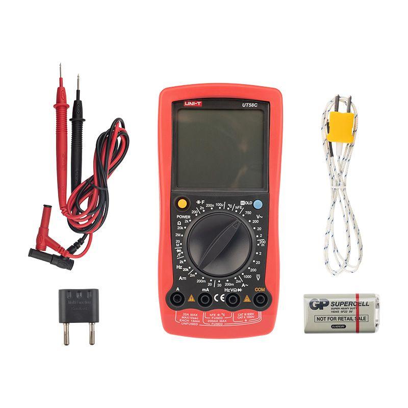  Мультиметр универсальный UT 58C UNI-T 13-1023 фото в каталоге от BTSprom.by