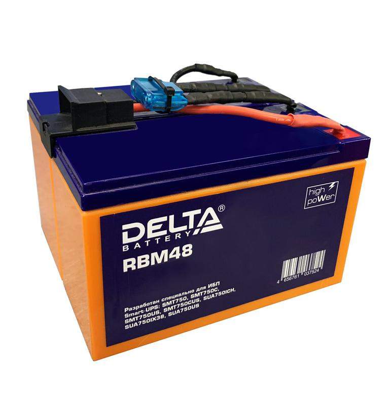 батарейный модуль 24в 7.2а.ч rbm48 (аналог rbc48) delta 1114010340008 от BTSprom.by