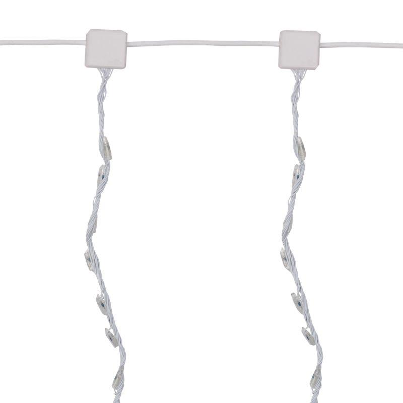  Гирлянда светодиодная "LED - Умный дождь" 3 секции 1х3м; 4х3м нитей 672LED бел. 30Вт 24В IP65 8 каналов Neon-Night 245-335 фото в каталоге от BTSprom.by