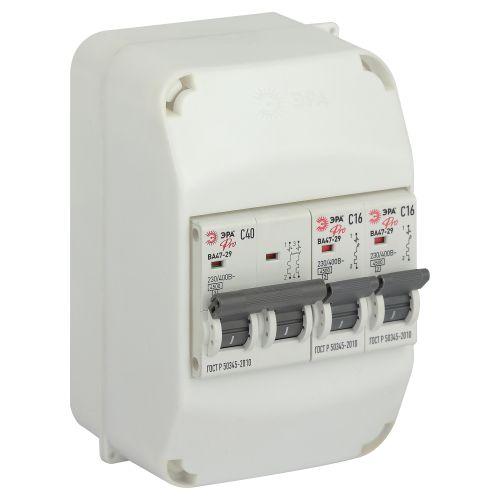  Корпус пластиковый навесной ЭРА SIMPLE КМПн 1/4 IP20 бел. ЭРА Б0062282 фото в каталоге от BTSprom.by