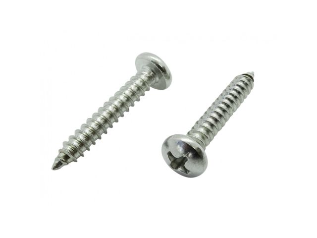 шуруп 5.5х50 мм полусф. головка, белый цинк, острый, din 7981 (2000 шт в коробе) (starfix) sm-50310-2000 от BTSprom.by