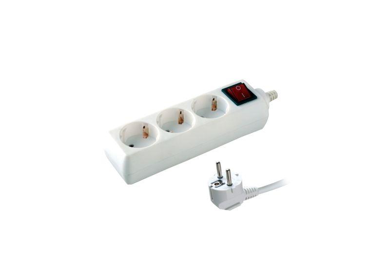 удлинитель 3х1.5м с заземл. 16а ip20 s 3х1.5-zdv 3.5квт с выкл. volsten 9327 от BTSprom.by