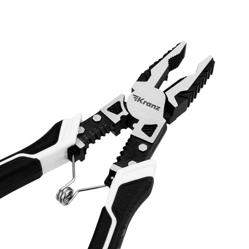  Плоскогубцы многофункциональные универсальные 200мм Kranz KR-12-4651-5 фото в каталоге от BTSprom.by