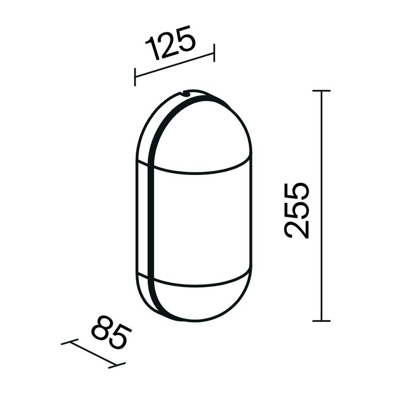  Светильник Candle 1х15Вт E27 IP65 бра настен. Maytoni O449WL-01GF фото в каталоге от BTSprom.by