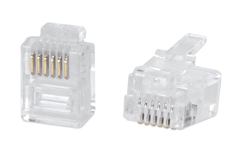 коннектор телефонный rj-12 6p6c cabeus 7126c от BTSprom.by