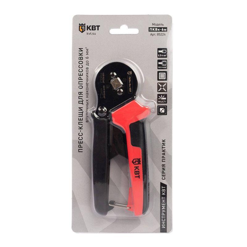  Пресс-клещи ПКВк-6м "Практик" (комплект) КВТ 85224 фото в каталоге от BTSprom.by