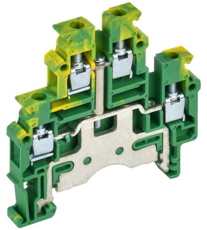 колодка клеммная cts-ml-pen armafix земля 2 ур. 4кв.мм iek yct13-03-2-k52-004 от BTSprom.by