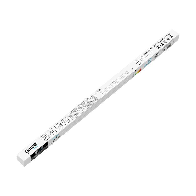 лампа светодиодная basic 10вт t8 4000к g13 780лм 600мм стекло gauss 1930202 от BTSprom.by