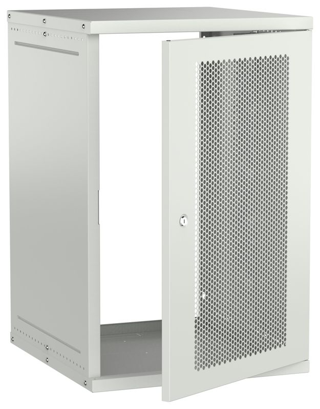 шкаф настенный 18u 600х650мм дверь перфорир. сер. generica lwe3-18u67-pf-g от BTSprom.by