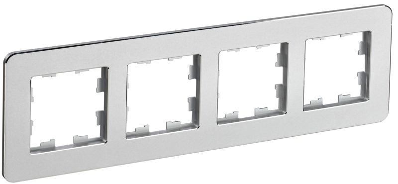 рамка 4-м brite ру-4-1-бр метал. алюм. re iek br-m42-m-01-k47 от BTSprom.by