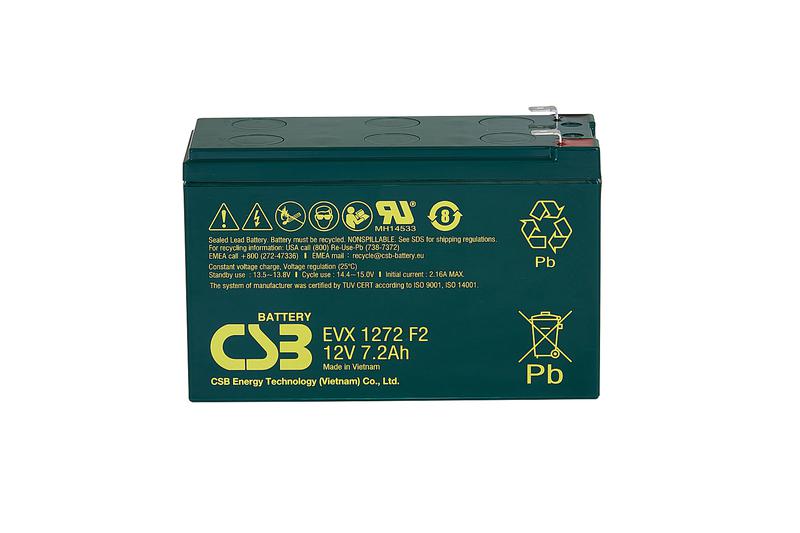 аккумулятор 12в 7.2а.ч csb evx1272 f2 csb от BTSprom.by