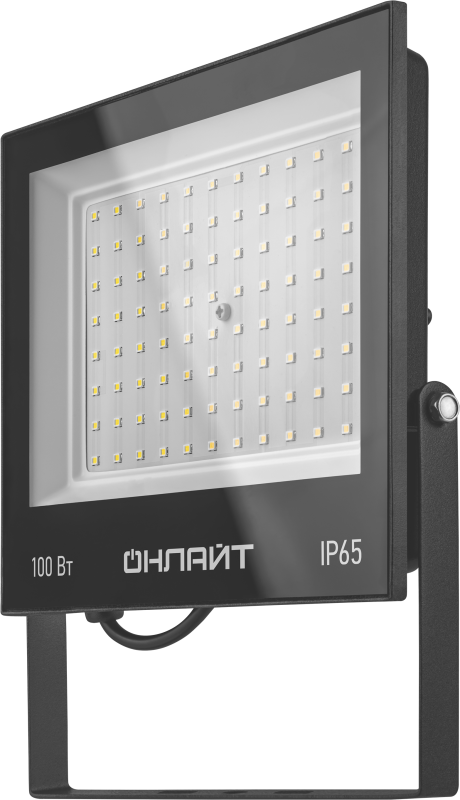 прожектор светодиодный 61 948 ofl-100-6k-bl-ip65-led 100вт 6000к ip65 8000лм черн. онлайт 61948 от BTSprom.by