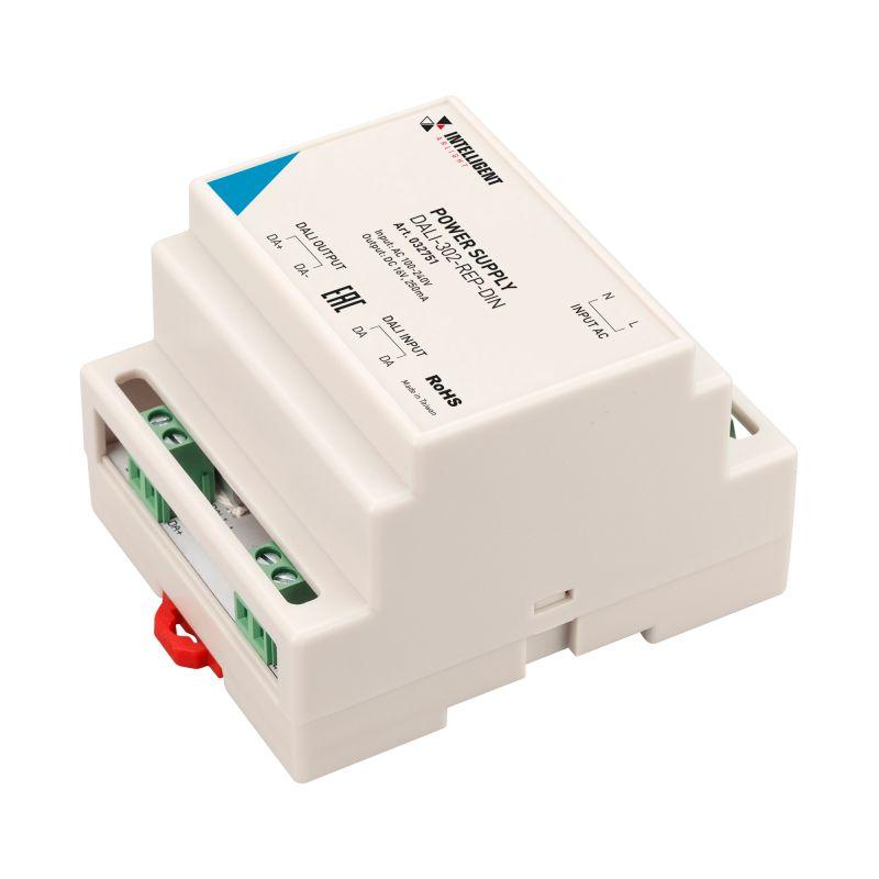 блок питания шины intelligent arlight dali-302-rep-din 230в 250ма iarl ip20 пластик arlight 032751 от BTSprom.by