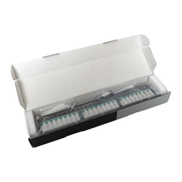  Патч-панель высокой плотности 19дюйм кат.5E 1U неэкранир. UTP 48 портов RJ-45 Dual IDC с органайзером TERACOM PRO EKF TRP-PPNL-5EUTP-C1U48 фото в каталоге от BTSprom.by