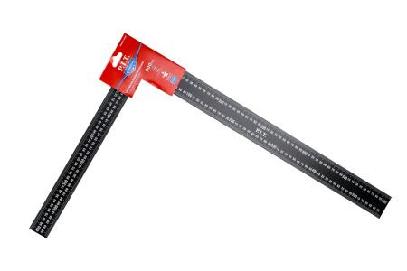 угольник цельнометаллический advance hsqr01-0406 (40х60 см 90град. двойная шкала вмм) p.i.t. hsqr01-0406 от BTSprom.by