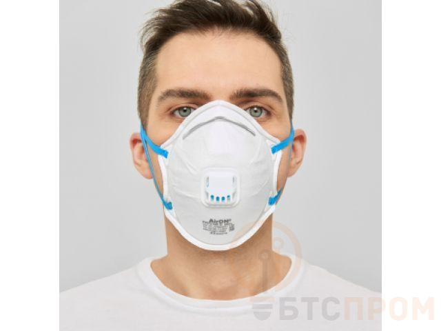 Респиратор (полумаска) SAVEX 202V формов. с клап. FFP2 (до 12 ПДК) без инд. уп. (без индивидуальной упаковки, без стикера) (AirON) 9900497013 фото в каталоге от BTSprom.by  Респиратор (полумаска) SAVEX 202V формов. с клап. FFP2 (до 12 ПДК) без инд. уп. (без индивидуальной упаковки, без стикера) (AirON) 9900497013 фото в каталоге от BTSprom.by