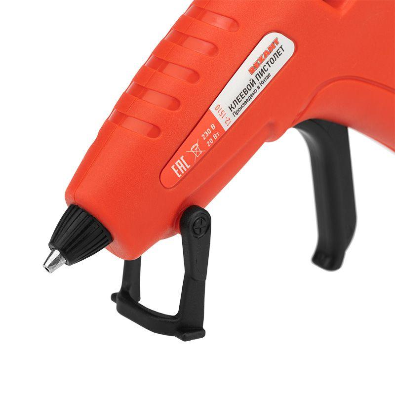  Пистолет клеевой 20Вт ЭКСПЕРТ (блист.) Rexant 12-1510 фото в каталоге от BTSprom.by