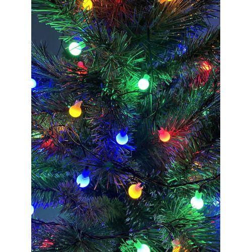  Гирлянда светодиодная "Нить Шарики" d15мм 5м 50LED 220В IP20 мультиколор ЭРА Б0047967 фото в каталоге от BTSprom.by