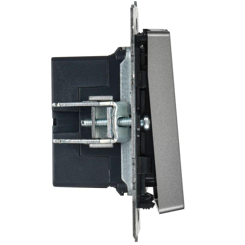  Кнопка звонка BRITE 10А ВС10-1-9-БрС для отелей с индик. механизм сталь IEK BR-V14-2-10-K46 фото в каталоге от BTSprom.by