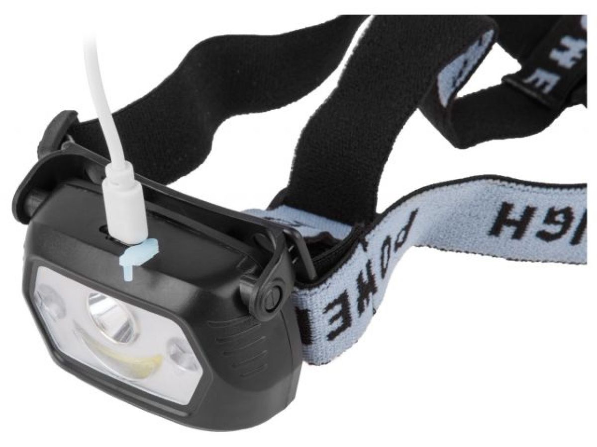  Фонарь налобный светодиодный аккум. 1Вт+1Вт ЮПИТЕР (ИК-сенсор, USB A - micro-USB кабель в комплекте) JP1029 фото в каталоге от BTSprom.by