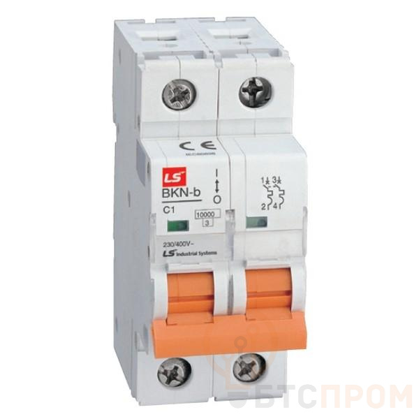 Выключатель автоматический модульный 2п (1P+N) B 1А 10кА BKN-b LS Electric 061206048B фото в каталоге от BTSprom.by  Выключатель автоматический модульный 2п (1P+N) B 1А 10кА BKN-b LS Electric 061206048B фото в каталоге от BTSprom.by