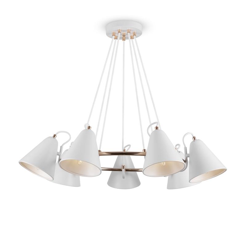 светильник falke 40вт e14х7 ip20 подвесной freya fr8001pl-07wg от BTSprom.by