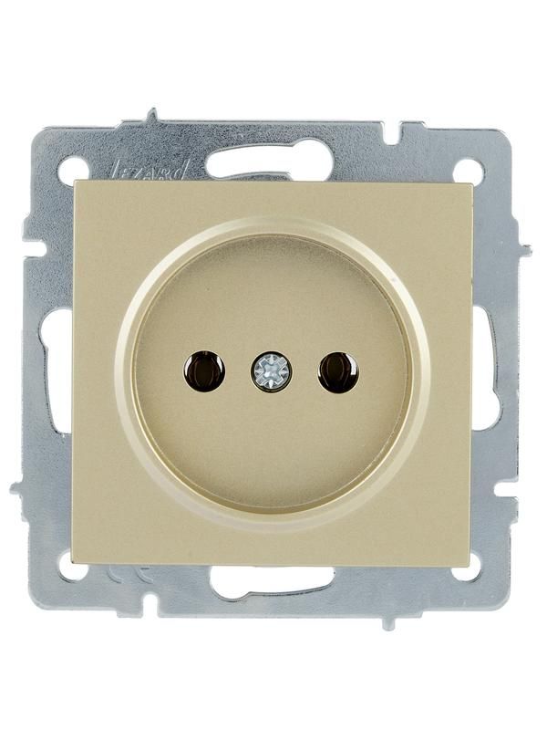 розетка 1-м сп vesna без заземл. пбт механизм титан lezard 742-3788-121b от BTSprom.by