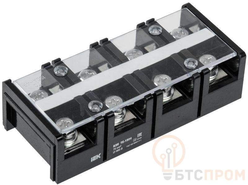 блок зажимов бзн тс-1504 70кв.мм 150a 4 пары iek yzn42-04-070-k02 от BTSprom.by