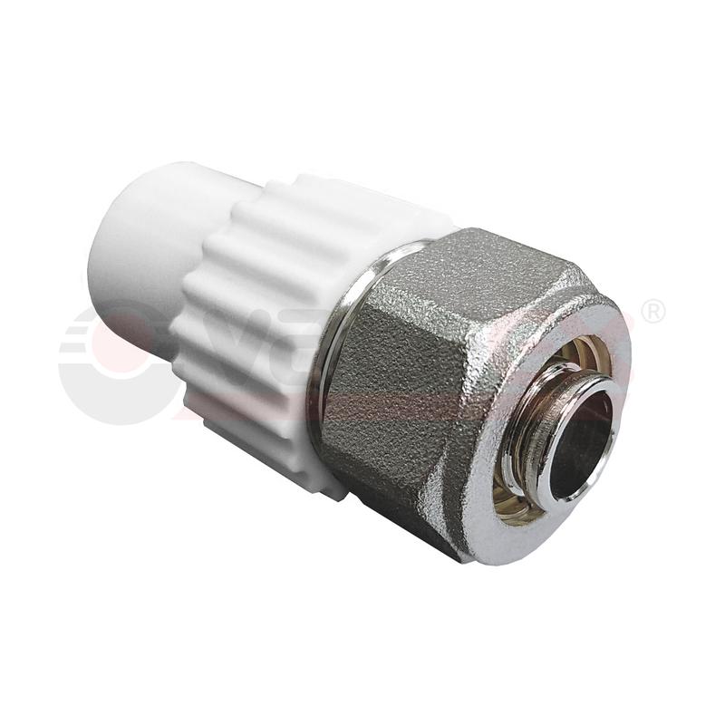муфта комбинированная для соединения ppr-pe труб 20х16 (150/30) бел. valfex 10162016 от BTSprom.by