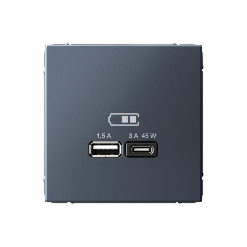 розетка usb artgallery тип a+c 45вт qc pd высокоскор. зу механизм грифель se gal000729 от BTSprom.by