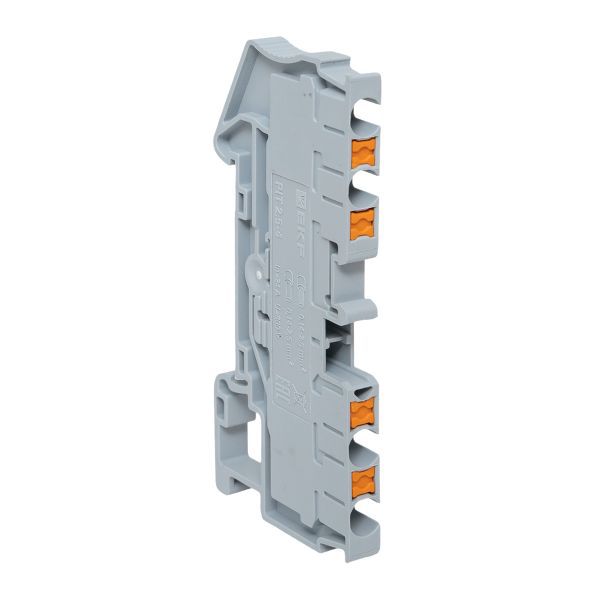 колодка клеммная пружинная 2.5 push-in 4 вывода сер. ekf pit-2.5-4 от BTSprom.by
